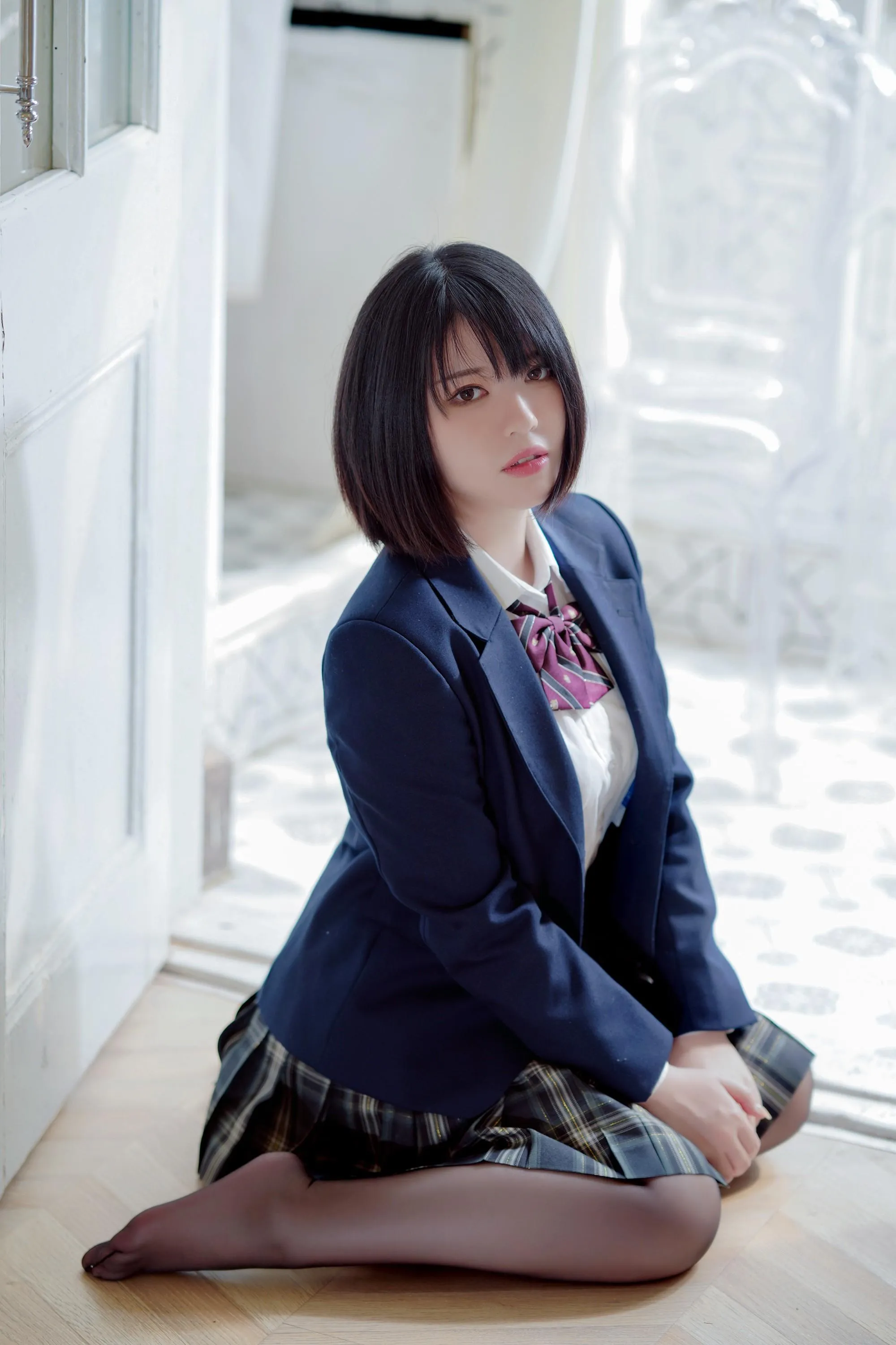 半半子 – NO.46 彼女の制服姿が好き [54P]插图5